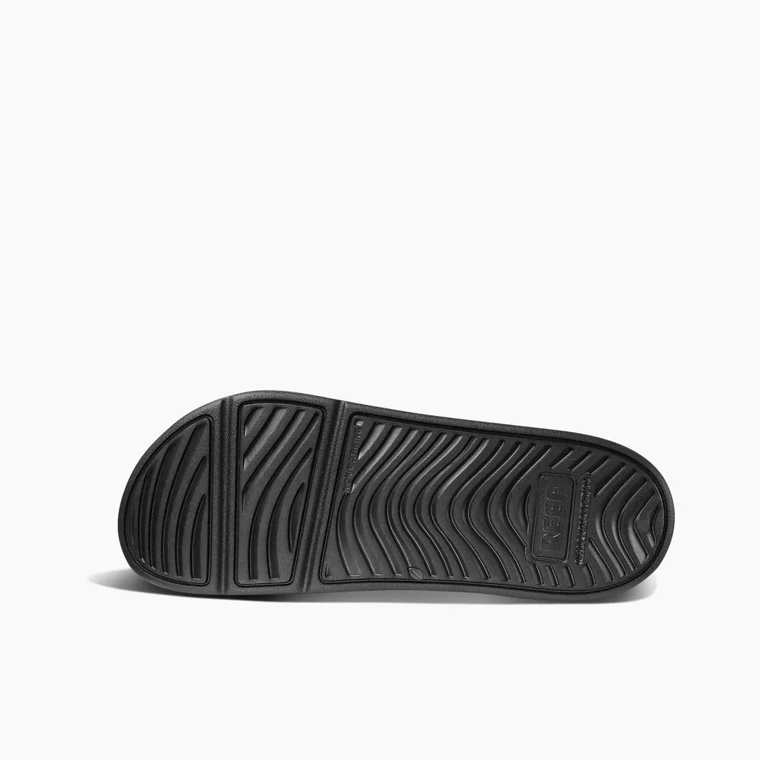 Reef Mens Oasis Double Up Slide Black