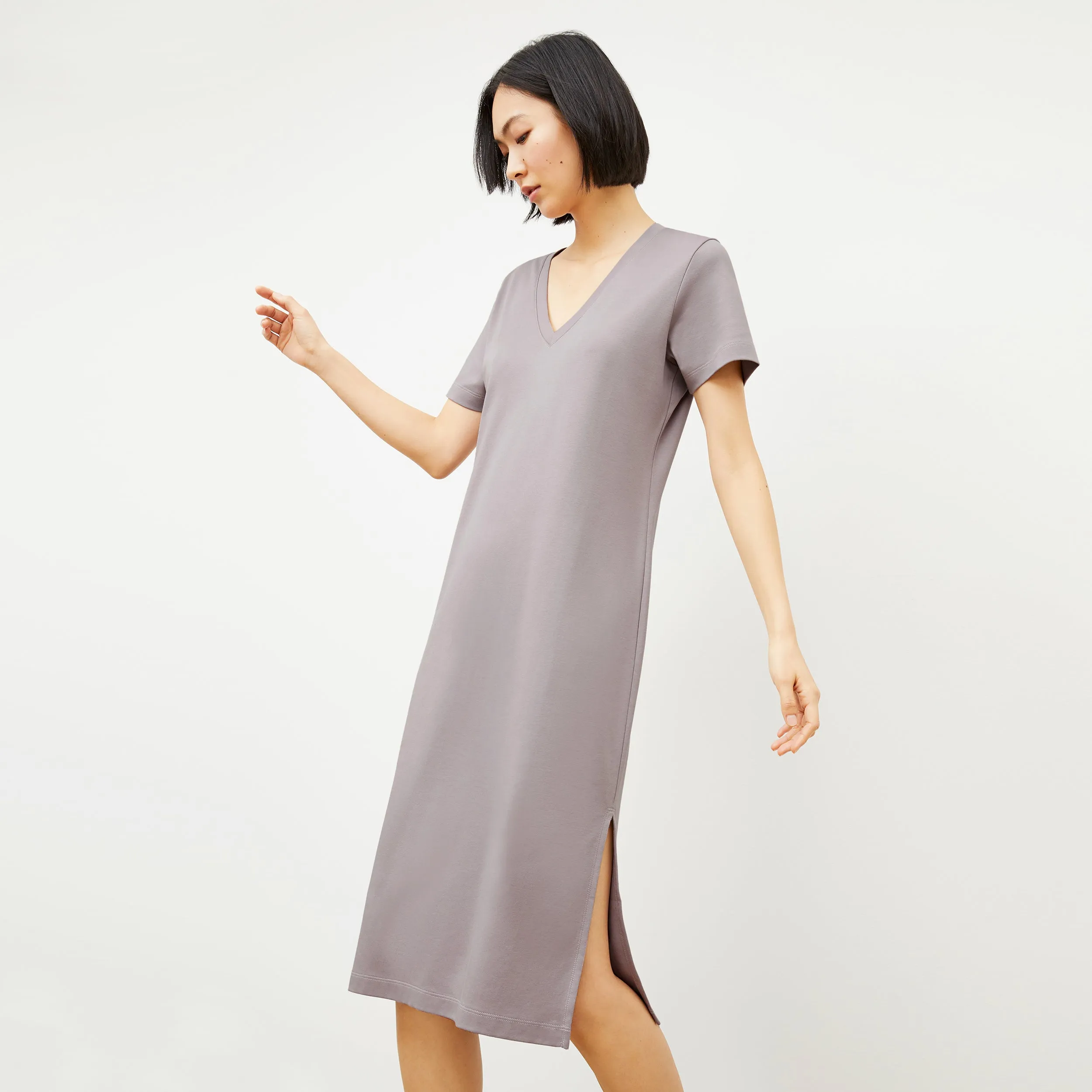 Renee Dress - Pima Cotton :: Wisteria