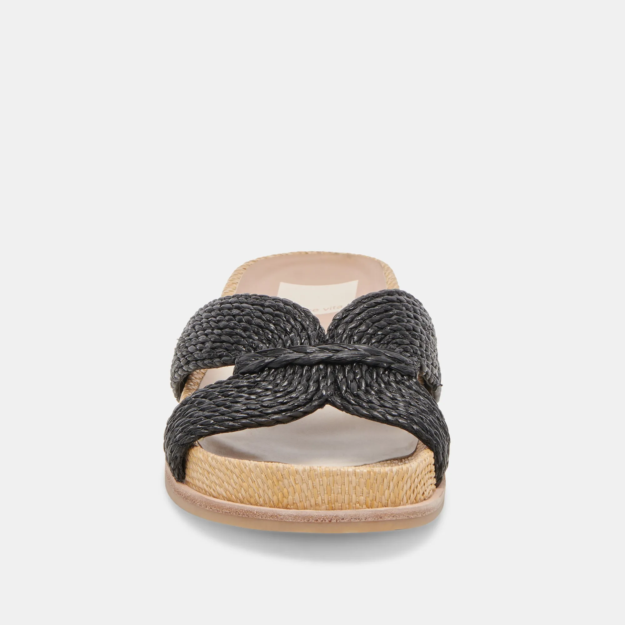 SELDA SANDALS ONYX RAFFIA