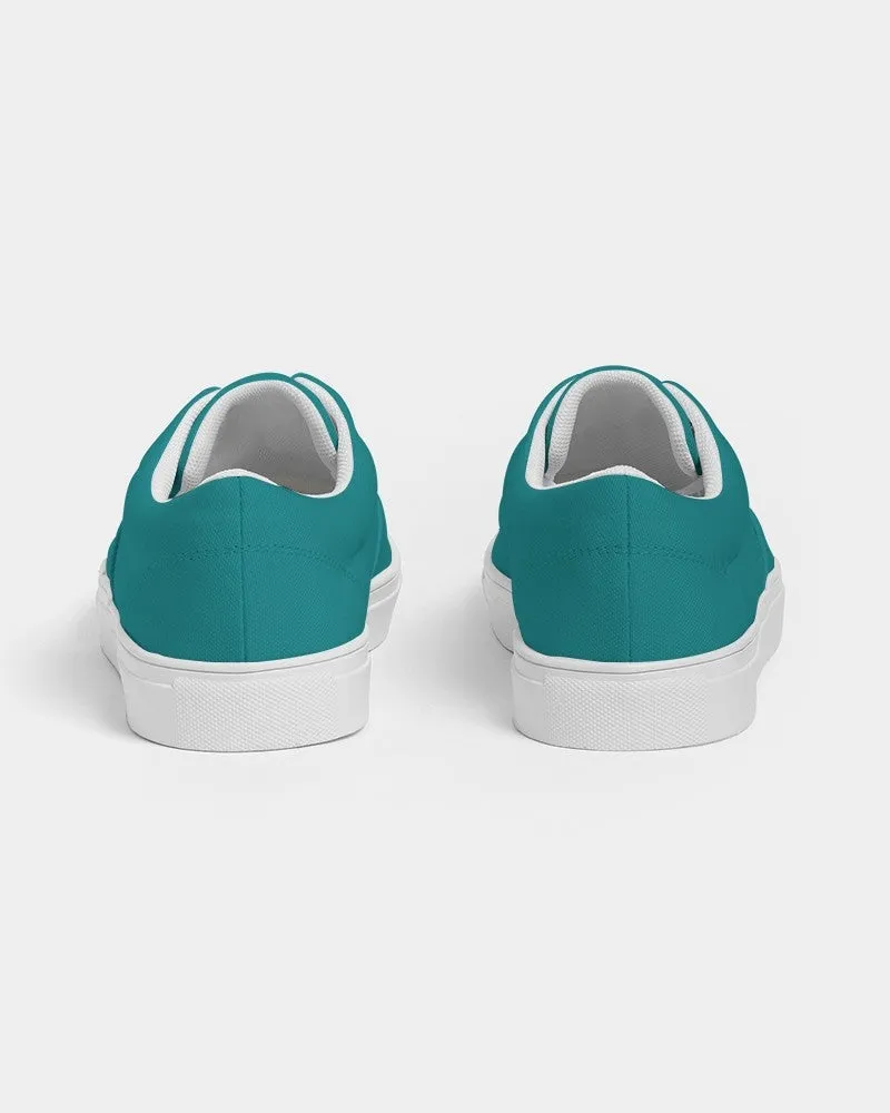 Shaded Blue-Green Canvas Sneakers | Men's | C100M0Y38K30