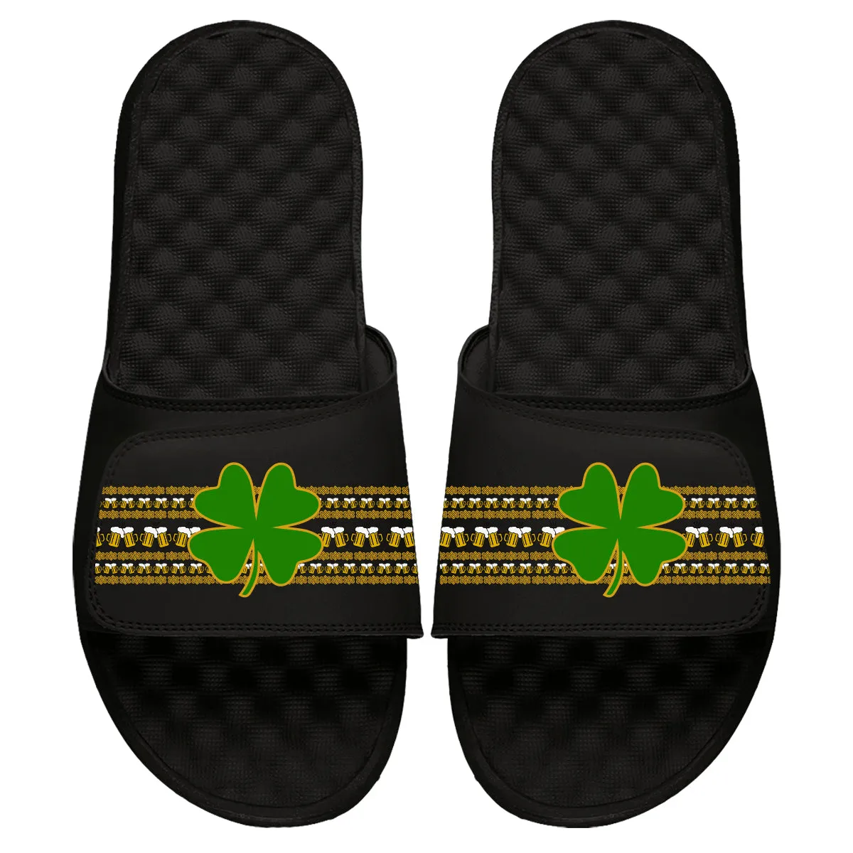 Shamrock Stripes Slides