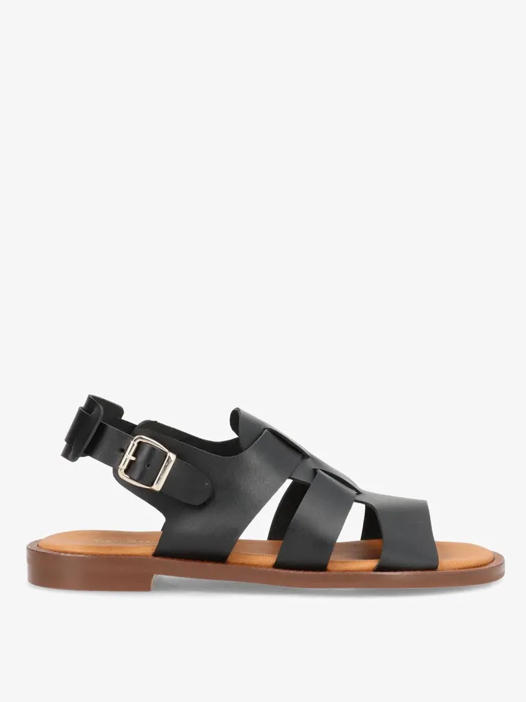 Shoedesign Copenhagen Rita Sandals in Black