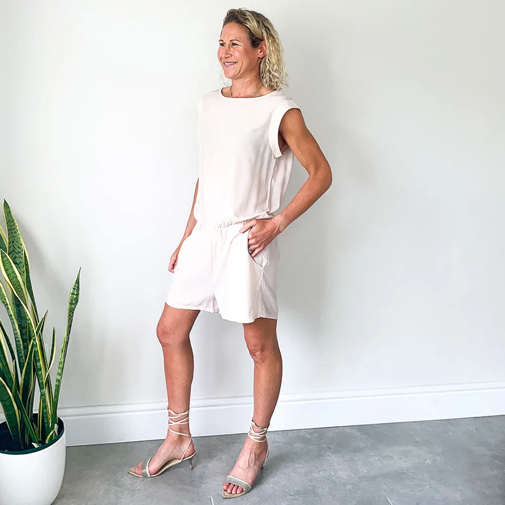 Short Romper - Blush