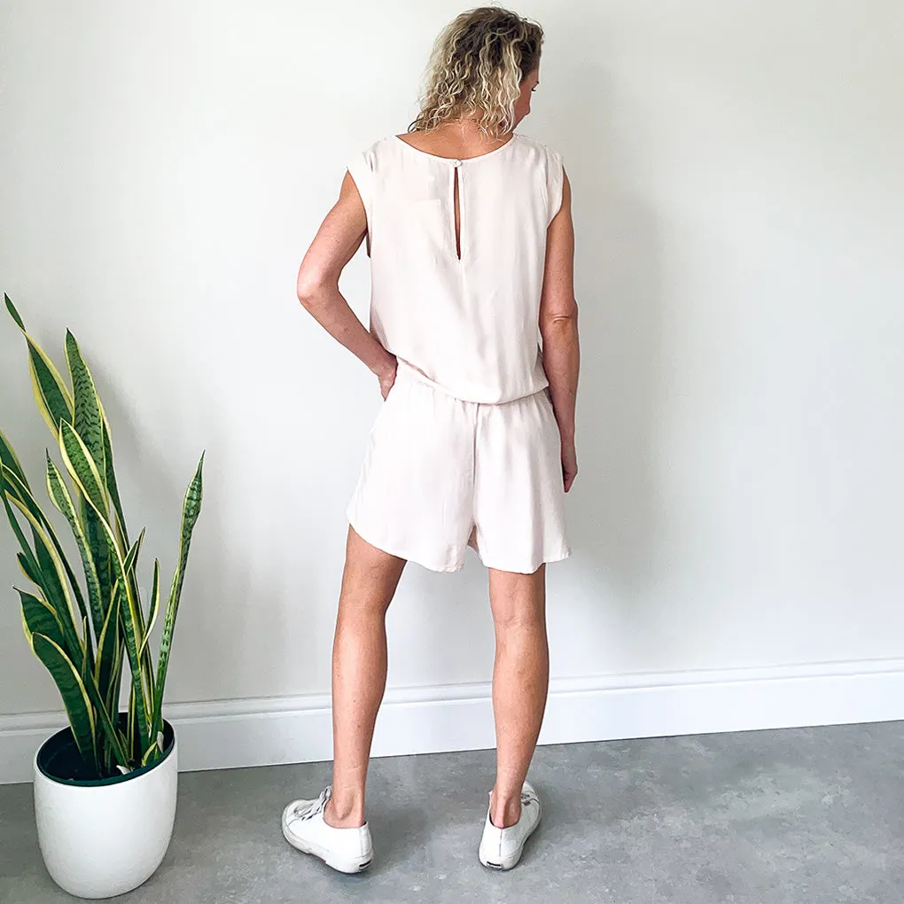 Short Romper - Blush