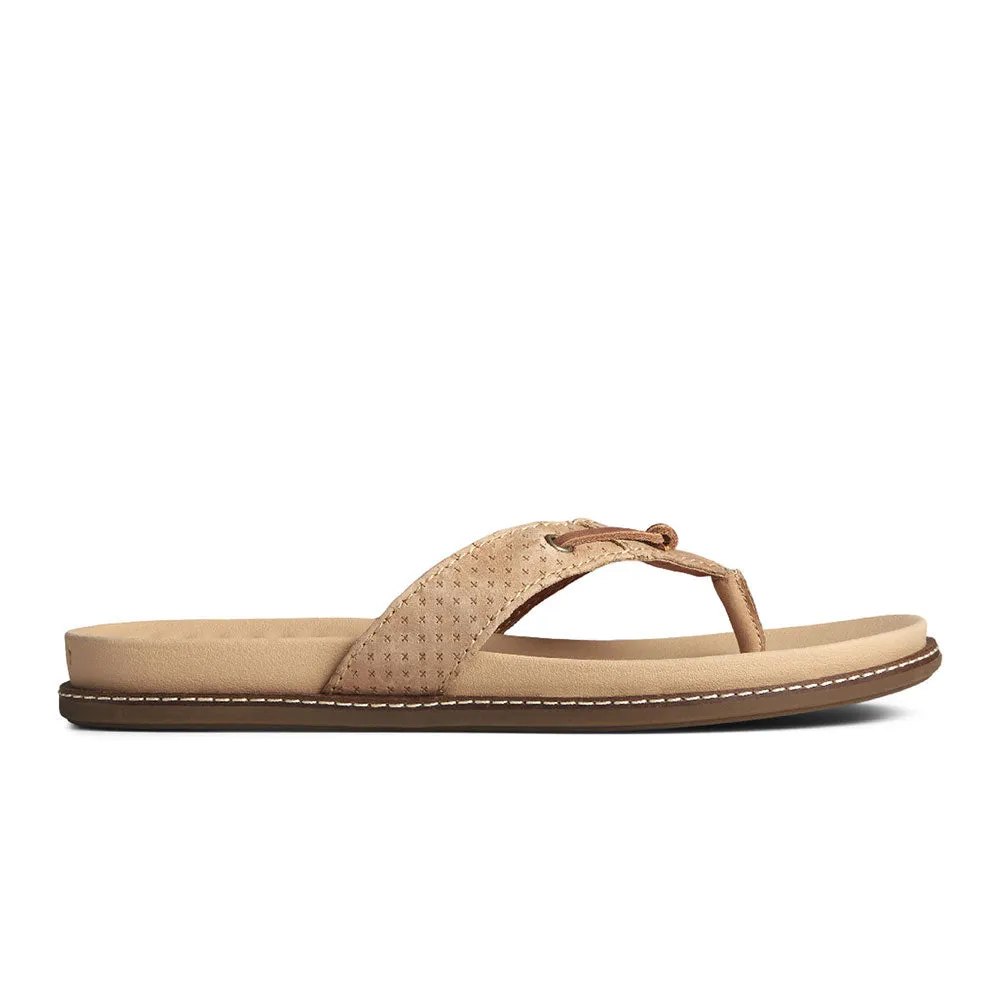 Sperry Women's Waveside PLUSHWAVE Thong Sandal- Brown