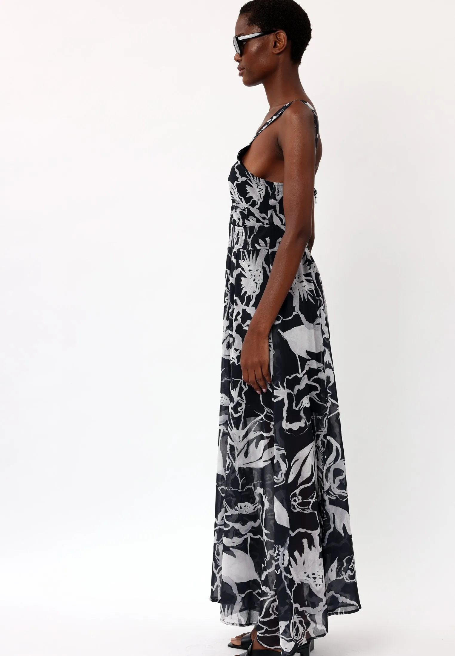 SUBLIME MAXI DRESS RISE BLACK