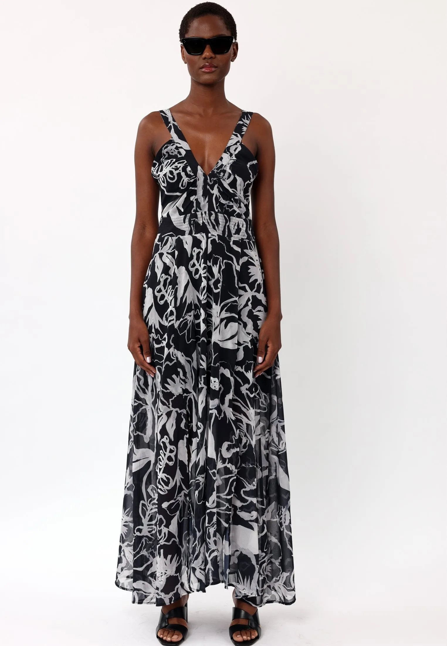 SUBLIME MAXI DRESS RISE BLACK