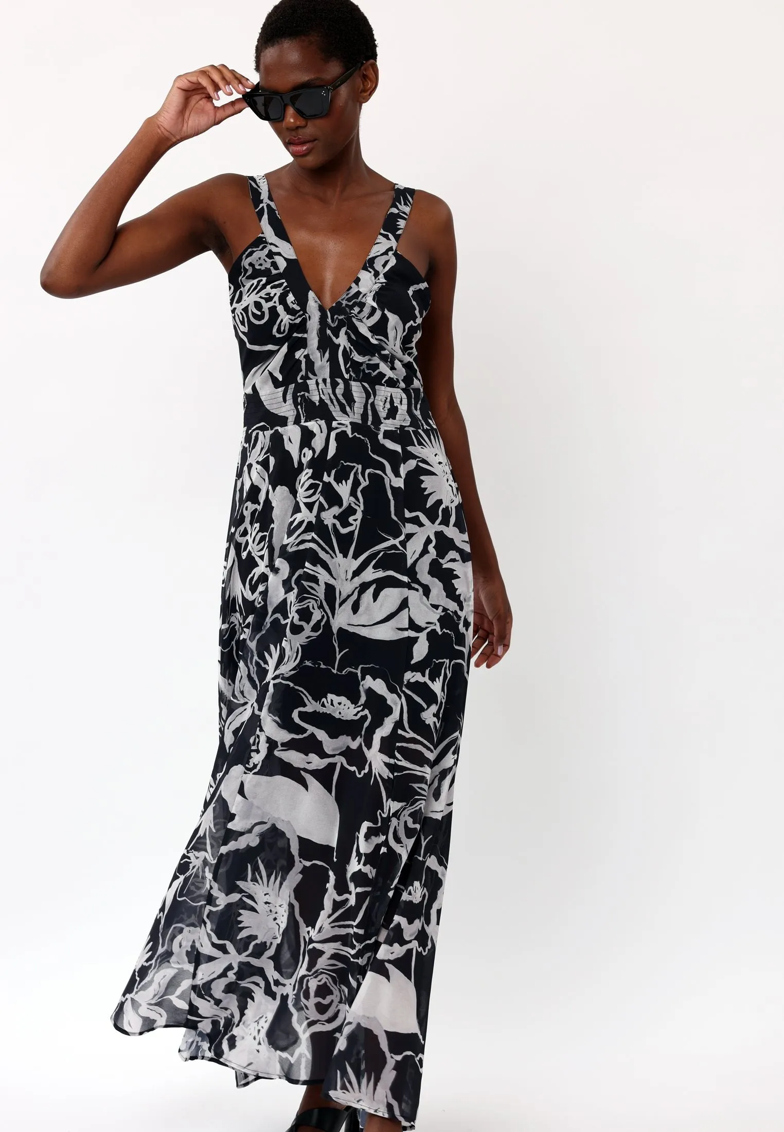 SUBLIME MAXI DRESS RISE BLACK