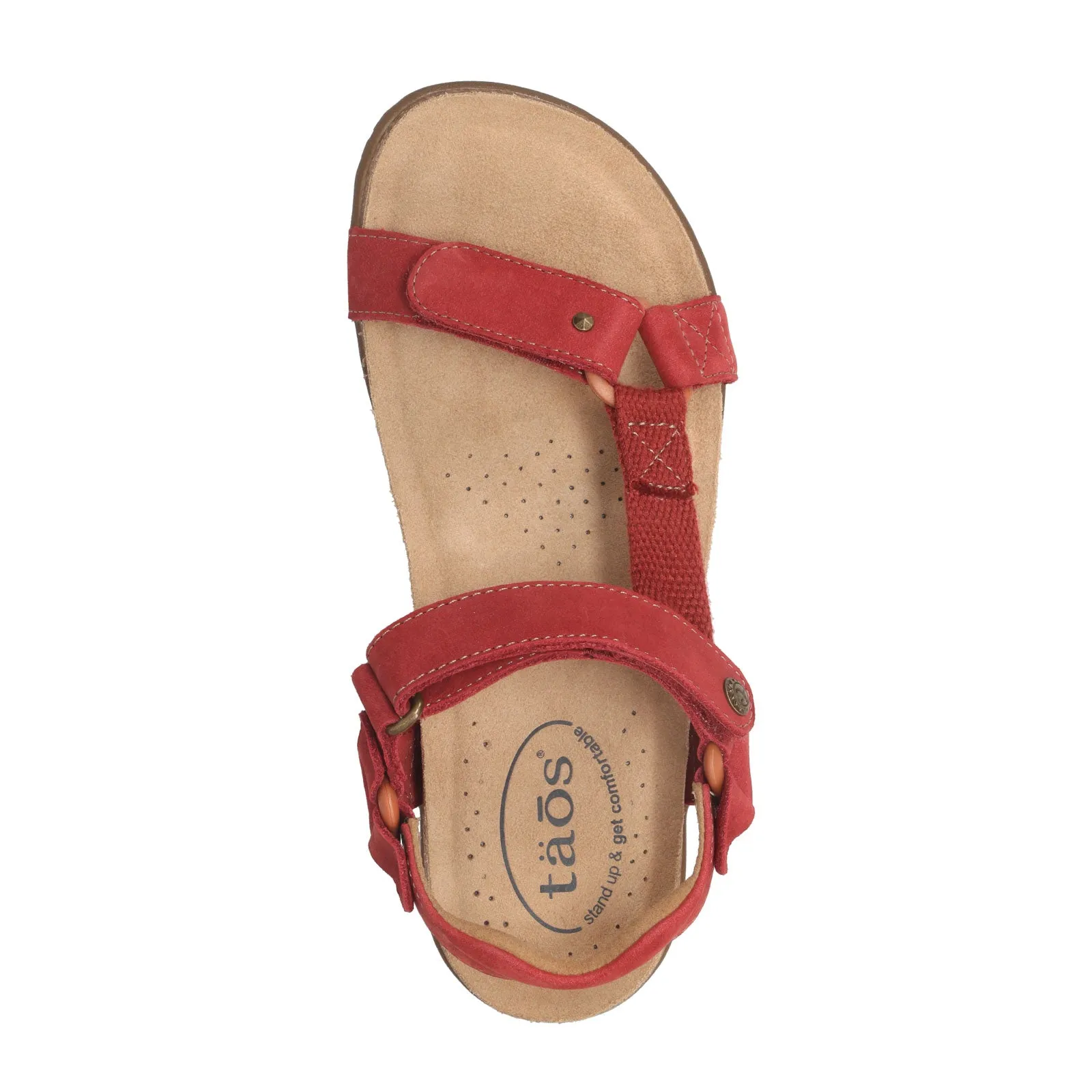 Taos Mixer Backstrap Sandal (Women) - Red Nubuck