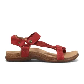 Taos Mixer Backstrap Sandal (Women) - Red Nubuck