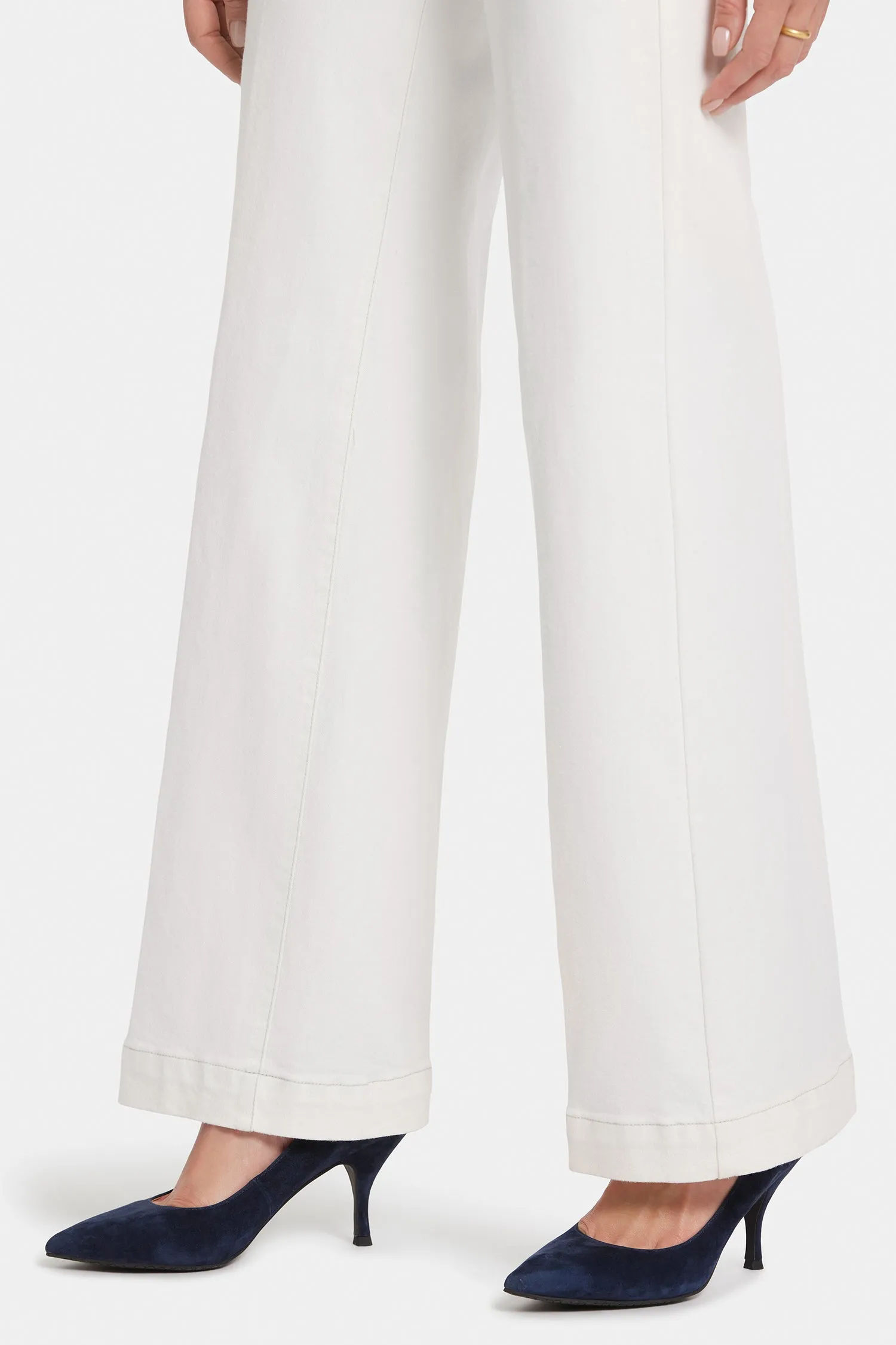 Teresa Wide Leg Jeans - Winter White