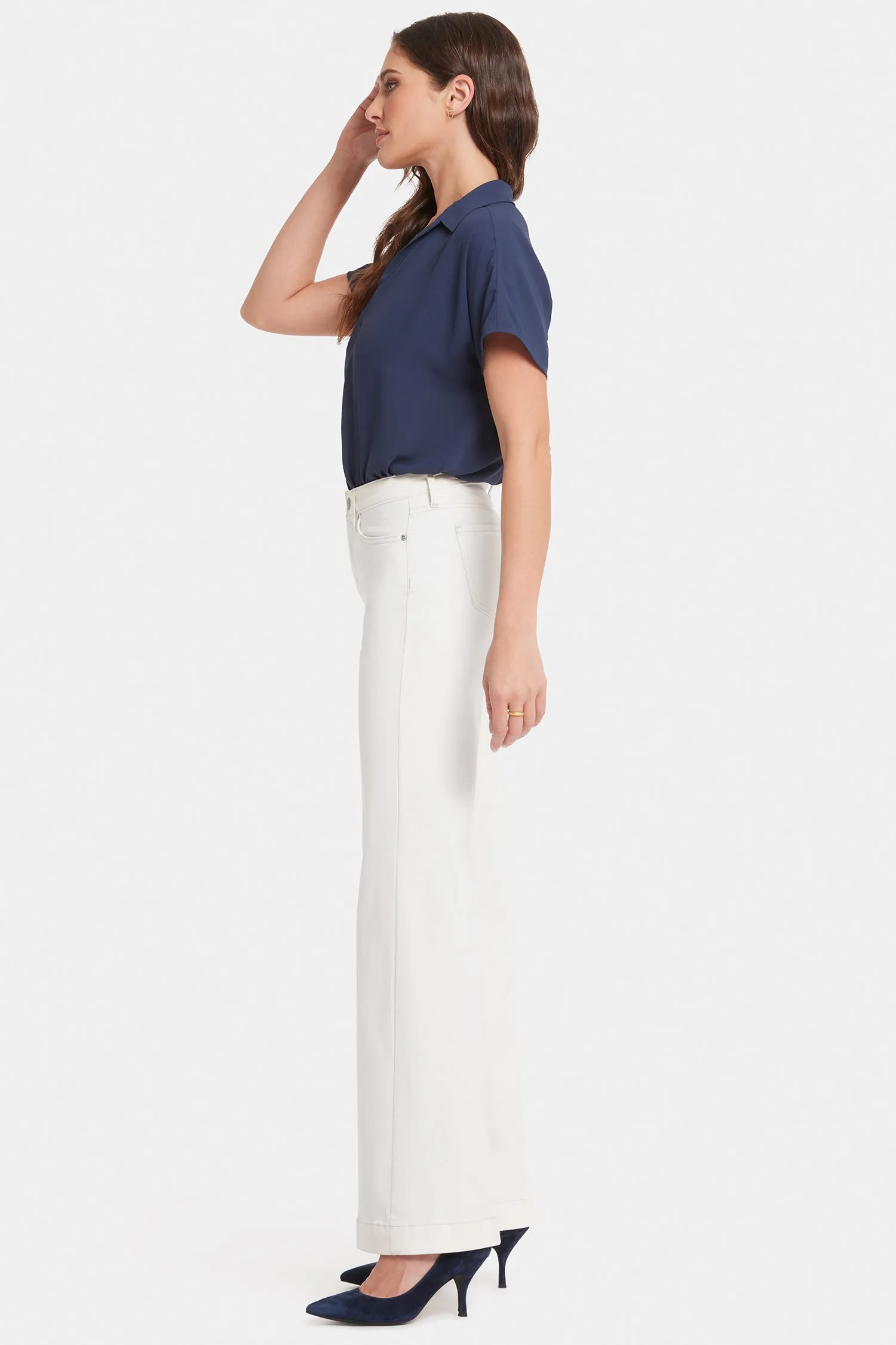 Teresa Wide Leg Jeans - Winter White