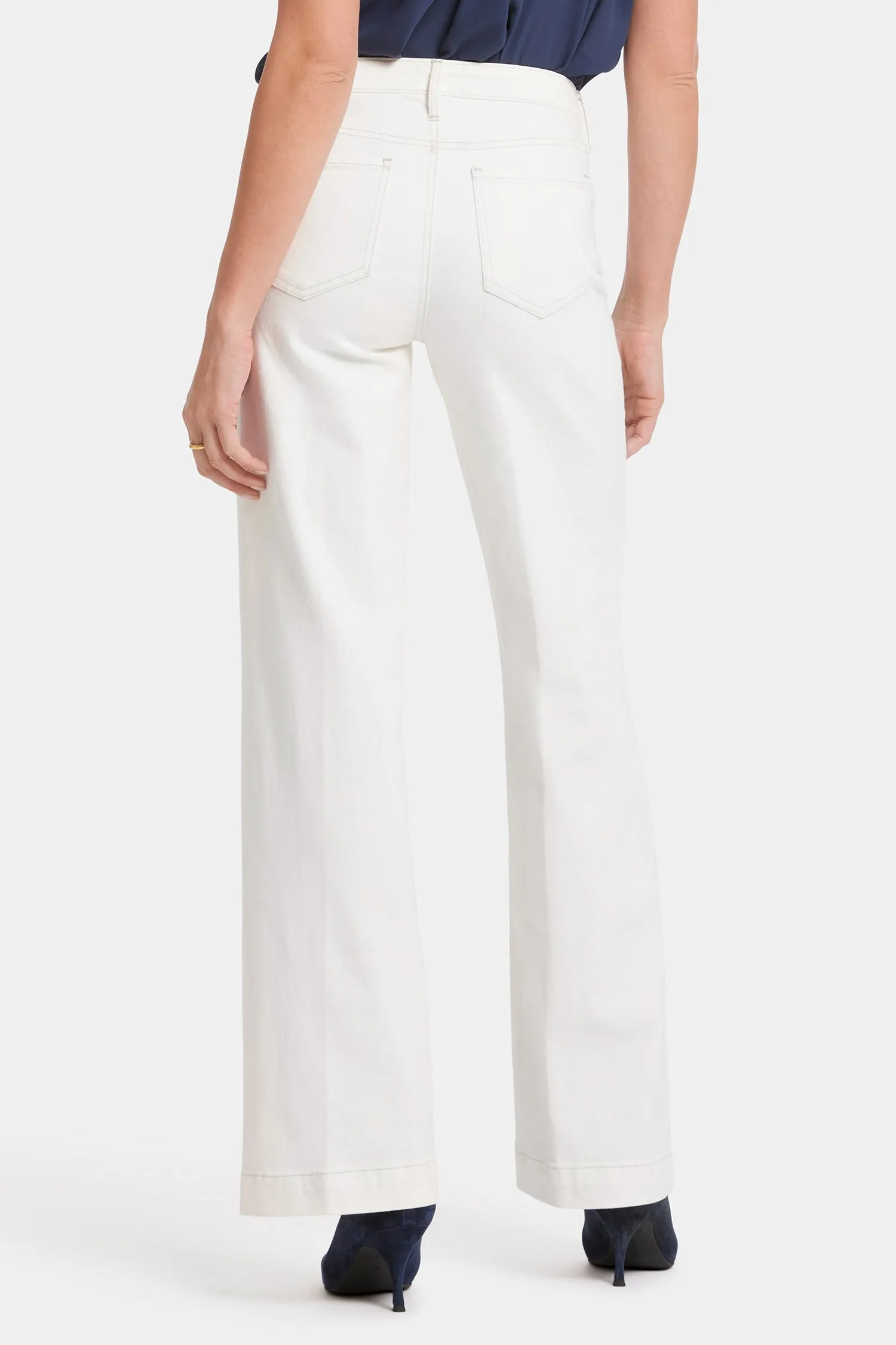 Teresa Wide Leg Jeans - Winter White