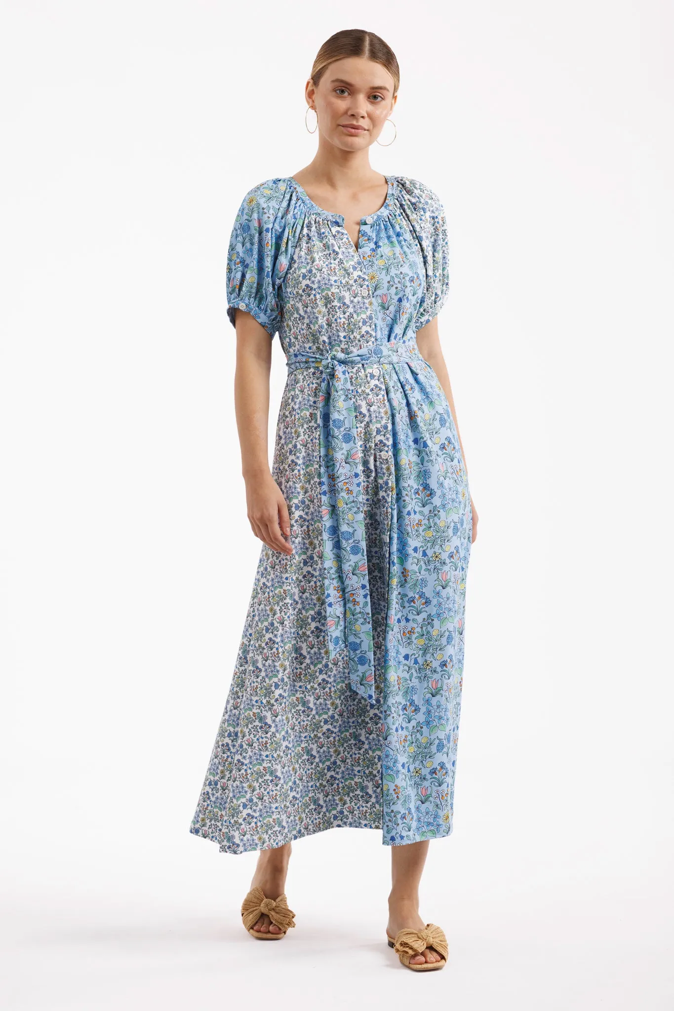 The Grenadine Dress - Spring Sprig Multi