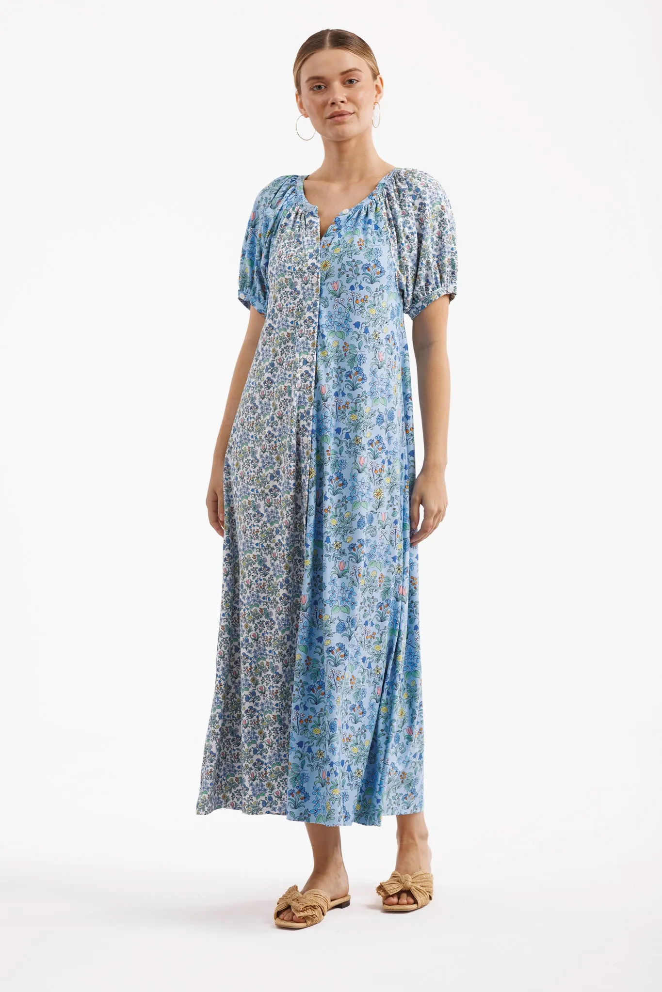 The Grenadine Dress - Spring Sprig Multi