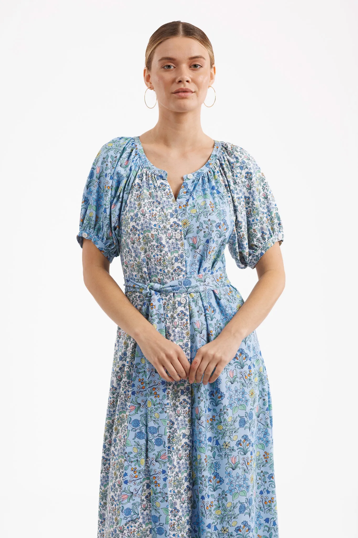 The Grenadine Dress - Spring Sprig Multi