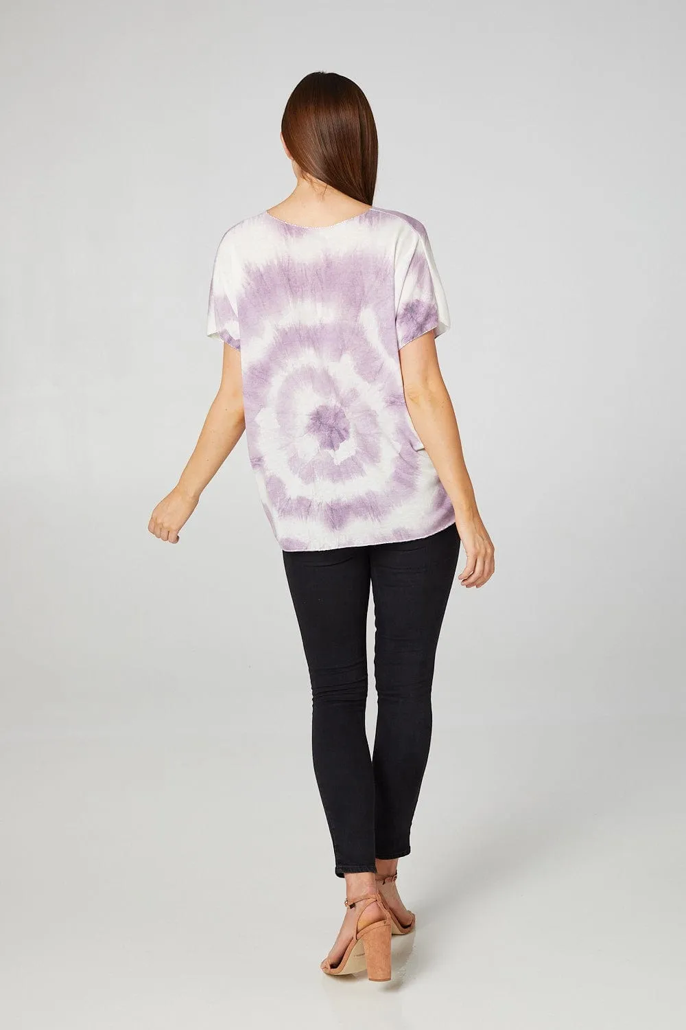 Tie Dye V-Neck T-Shirt