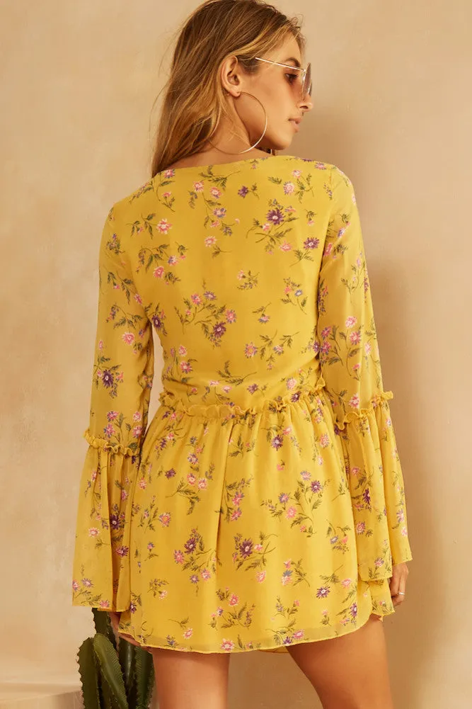 Tilda Dress Mustard