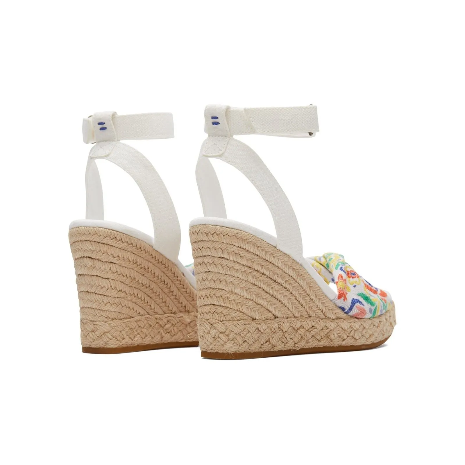 TOMS Marisela Polyester Women's White Wedges