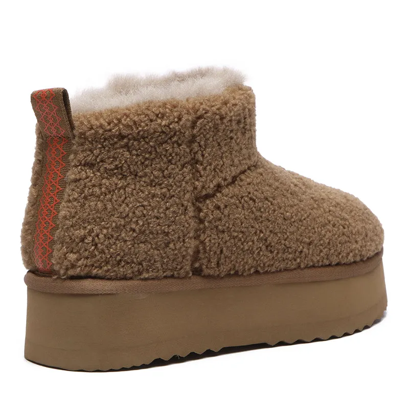 ULTIMATE Sheepskin Comfy Boots Platform