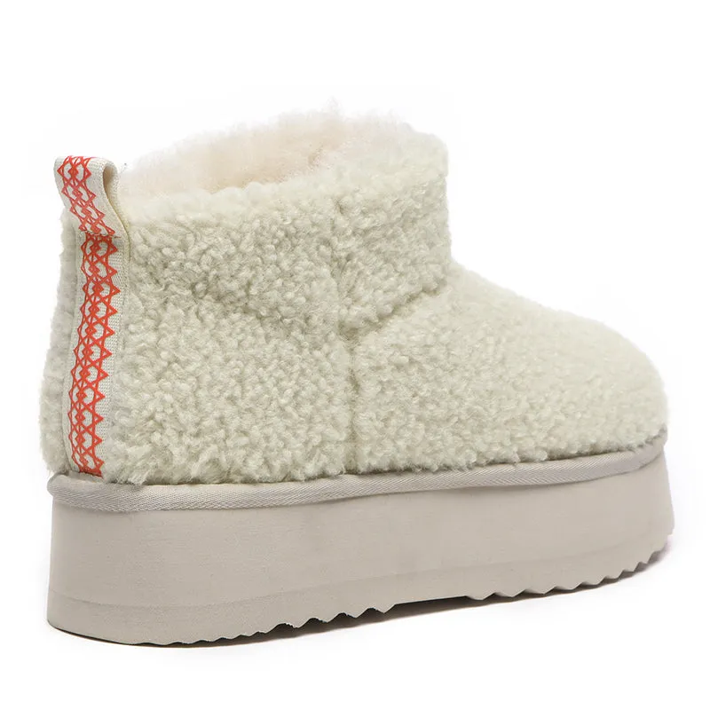 ULTIMATE Sheepskin Comfy Boots Platform