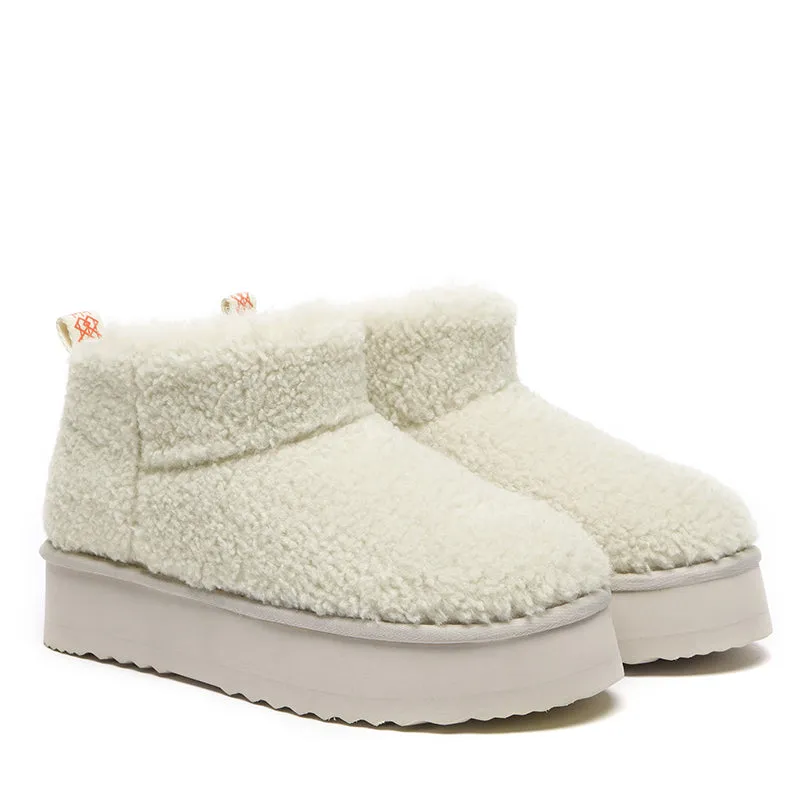 ULTIMATE Sheepskin Comfy Boots Platform