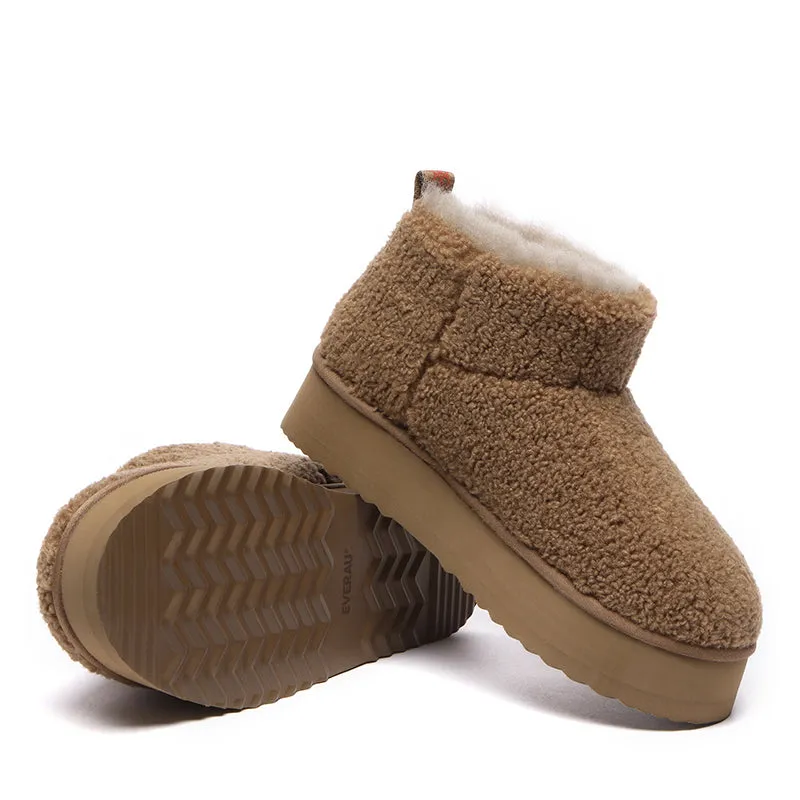 ULTIMATE Sheepskin Comfy Boots Platform