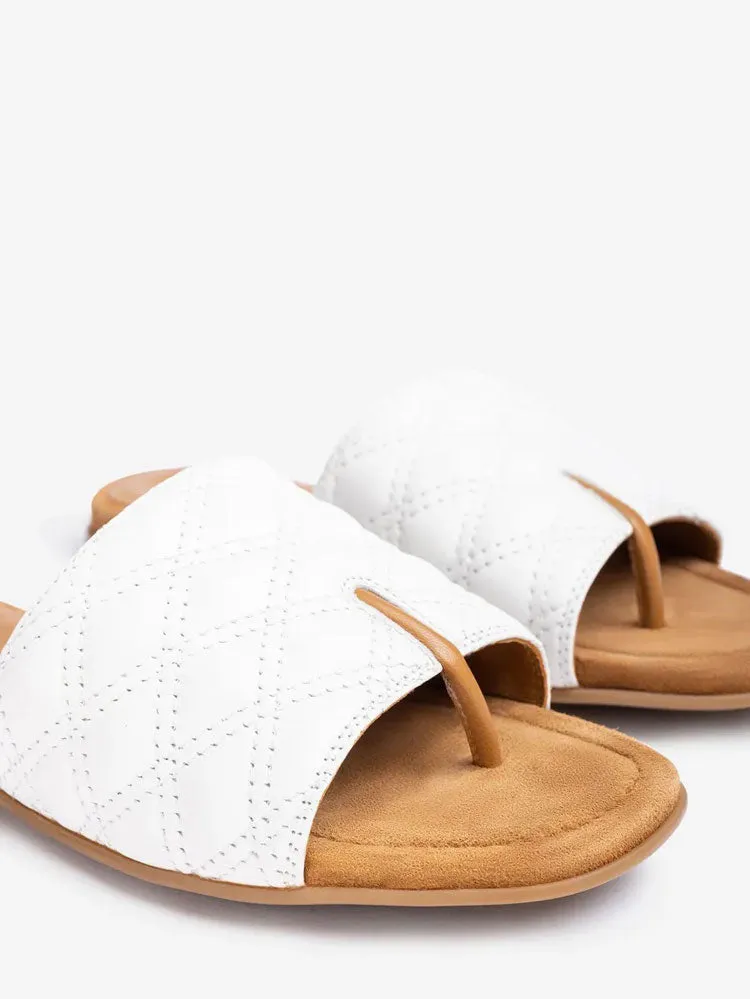 Unisa Cartum Sandals White