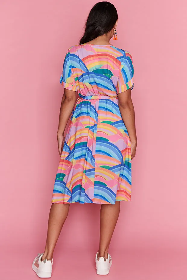 Valencia Rainbowscape Dress