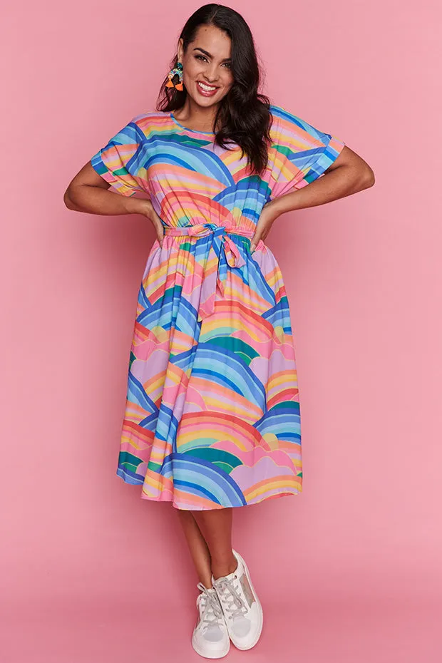 Valencia Rainbowscape Dress