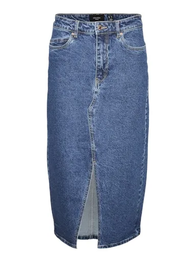 Vero Moda Curve Veri Denim Skirt