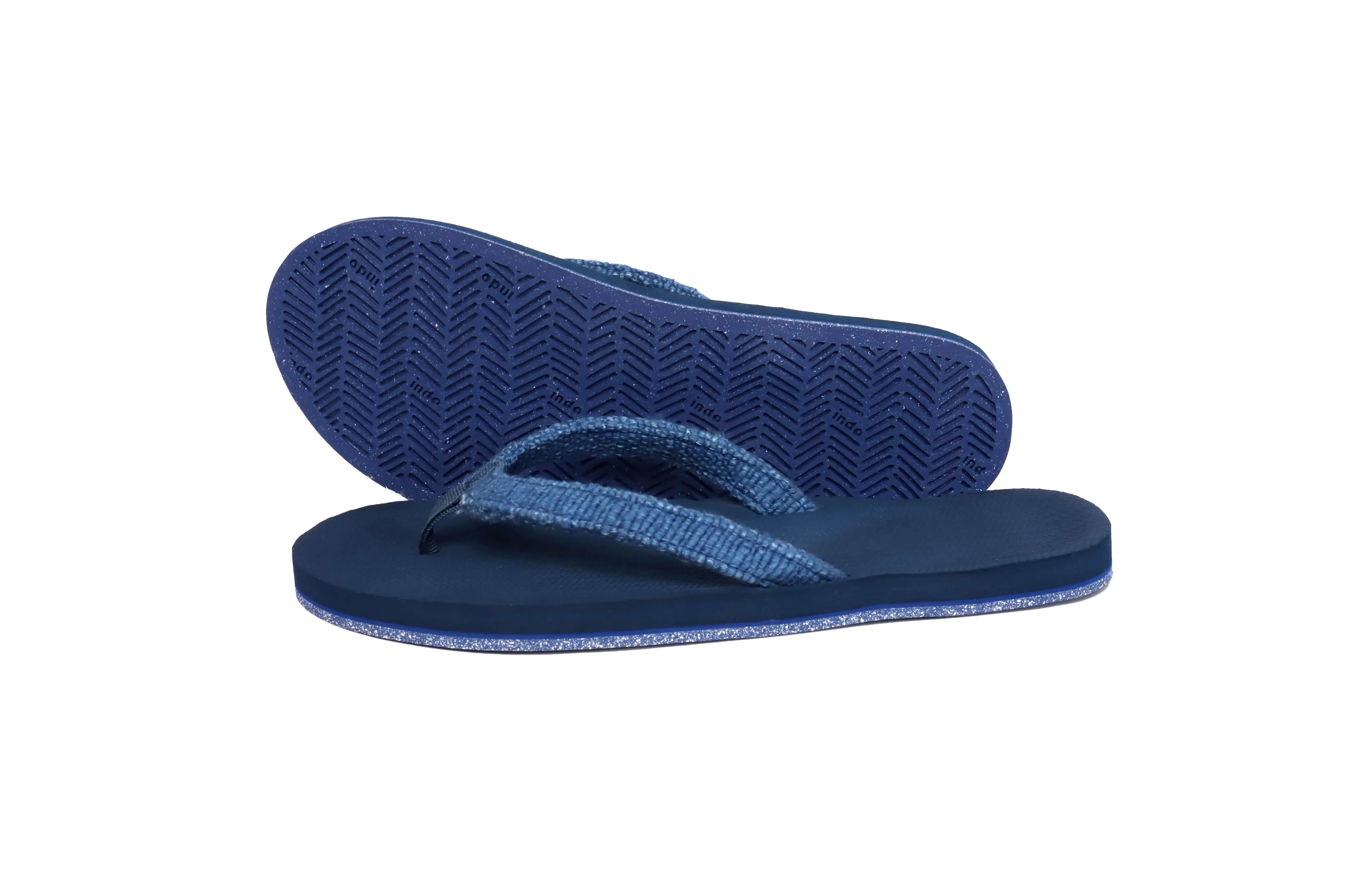 Women's Flip Flops Recycled Pable Straps - Indigo/Shore