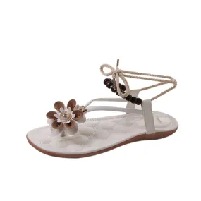 Womens Summer Floral Sandals