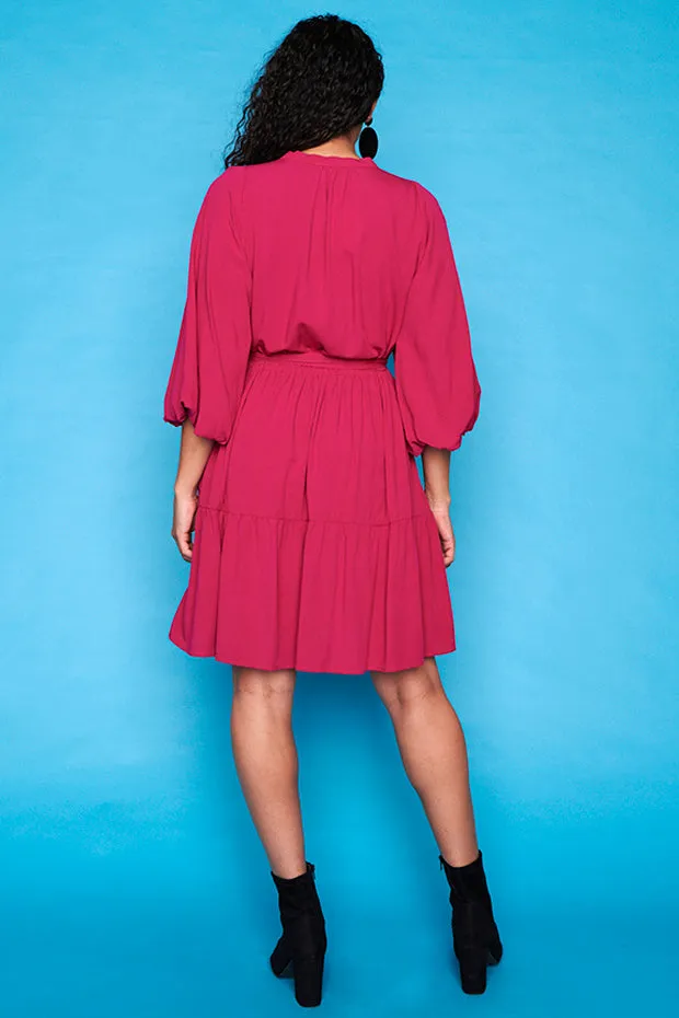 Zale Magenta Dress