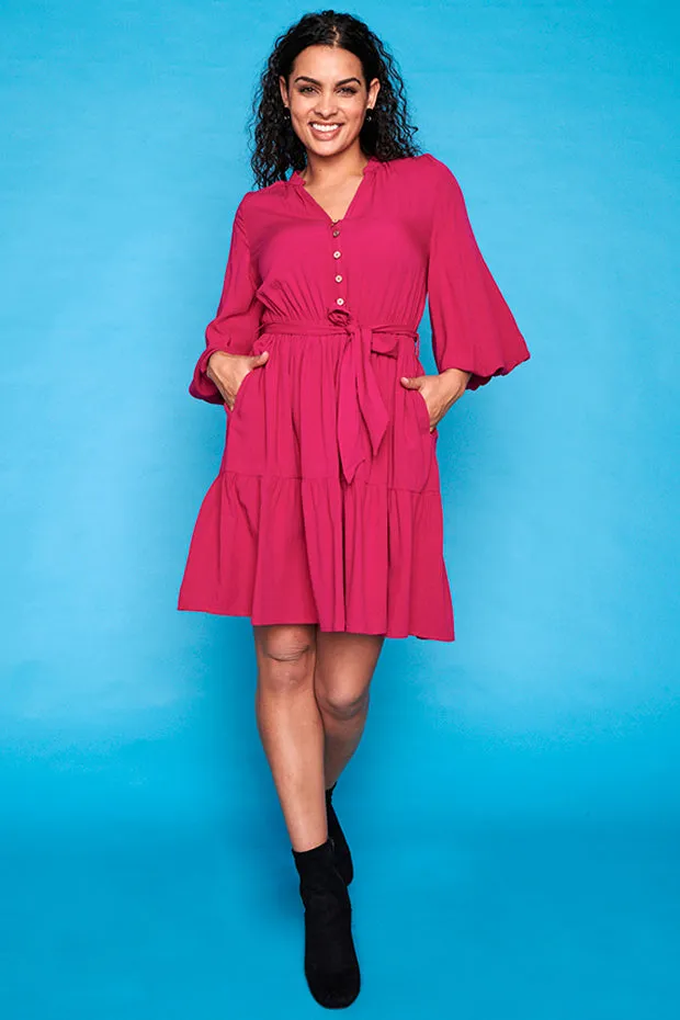 Zale Magenta Dress