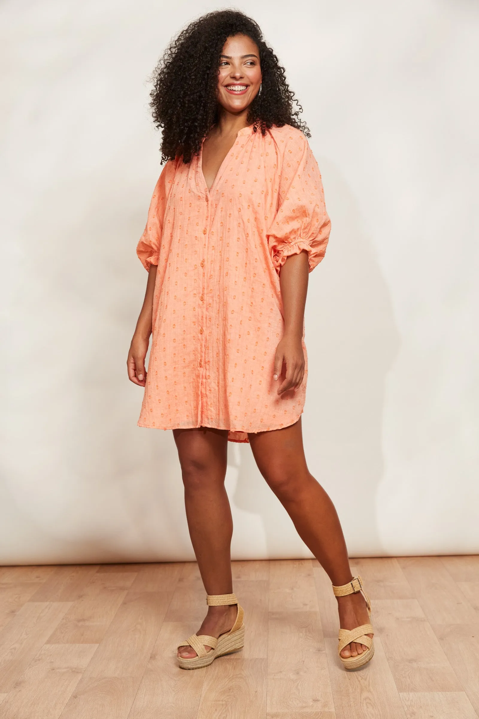 Zephyr Top/Dress - Papaya