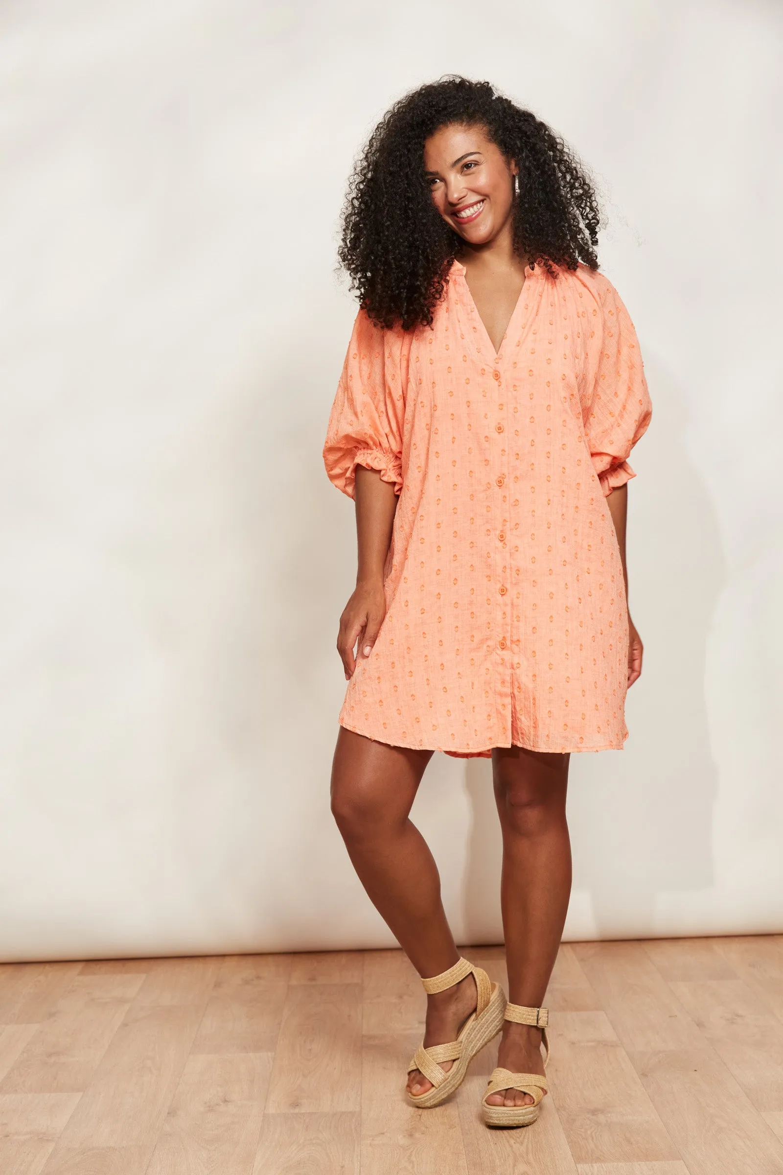 Zephyr Top/Dress - Papaya